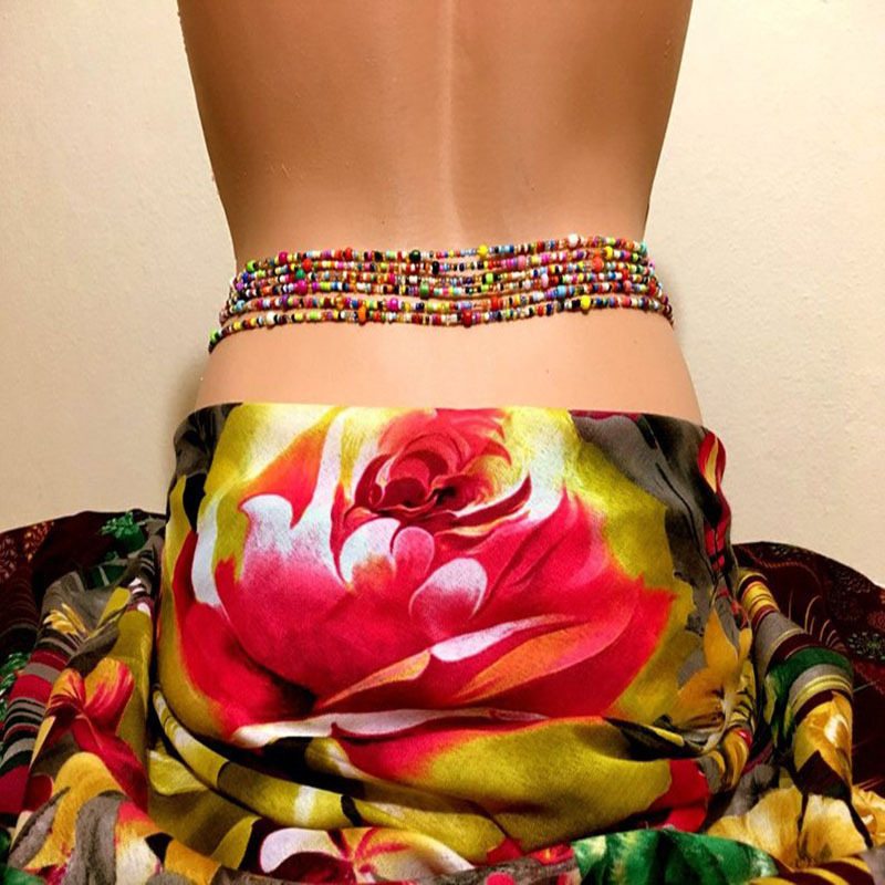 Body Jewelry For You - Corrente de barriga frisada para mulheres,