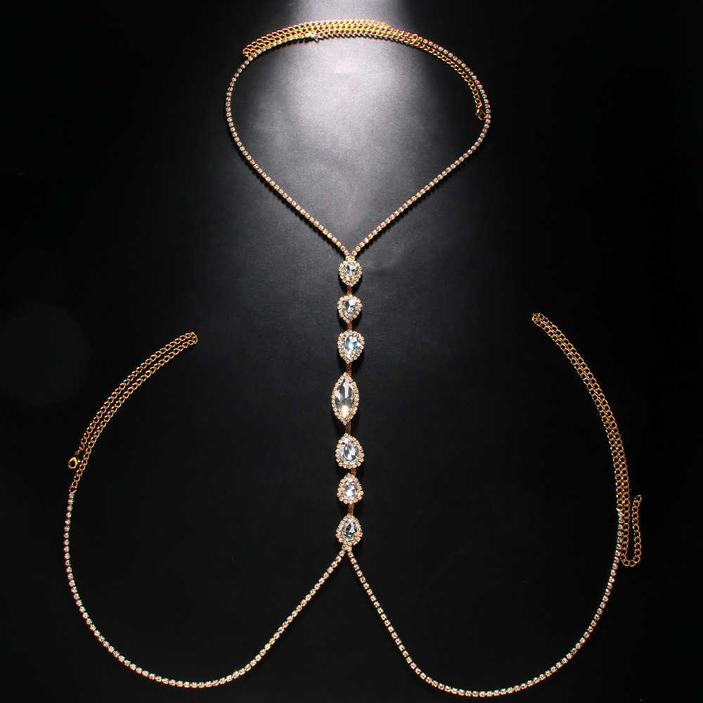 Moda sexy gota de água colar c - Body Jewelry Necklace avaliação e preço