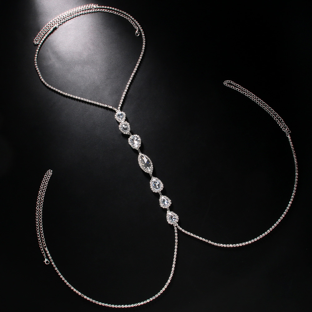 Moda sexy gota de água colar c - Body Jewelry Necklace avaliação e preço