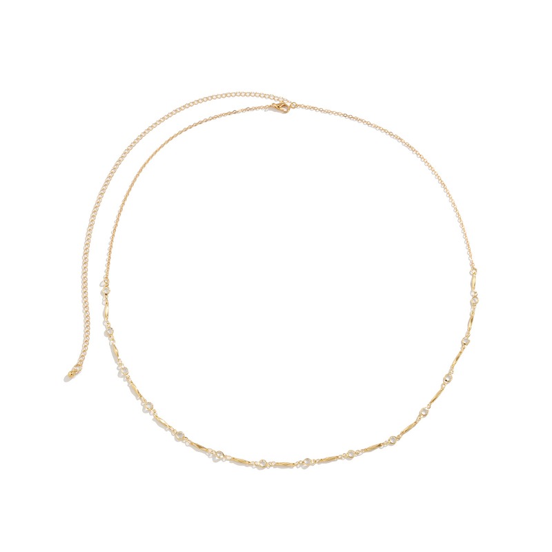 Corrente de cintura delicada e - Body Jewelry For You avaliação e preço
